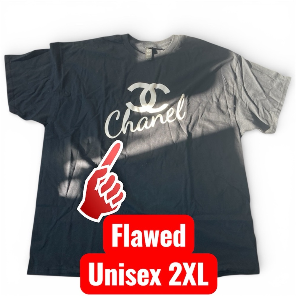 Gildan T shirt FLAWED with a Luxury inspired design Gildan T Shirt